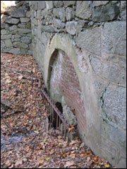 photo of bricked up culvert