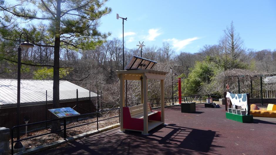 Solar Air Monitoring Park Bench Station - Photo courtesy of EPA