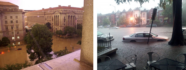 Constitution Avenue NW in 2006 & Bloomingdale in 2012