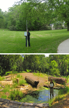 Broad Branch Stream Daylighting Pre- and Post-construction