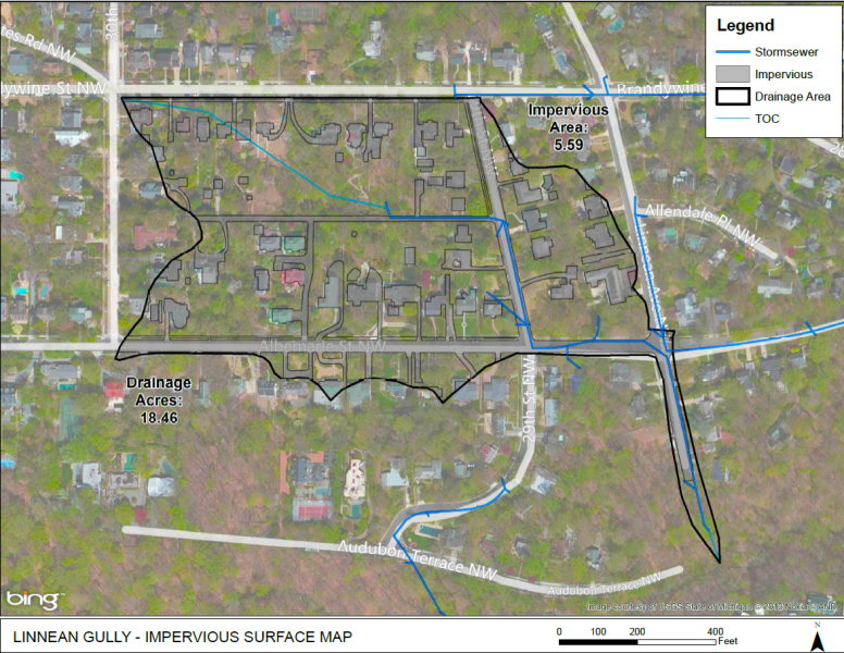Linnean Gully Project Map
