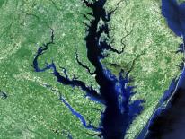 Satellite photo of Chesapeake Bay