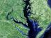 Satellite photo of Chesapeake Bay